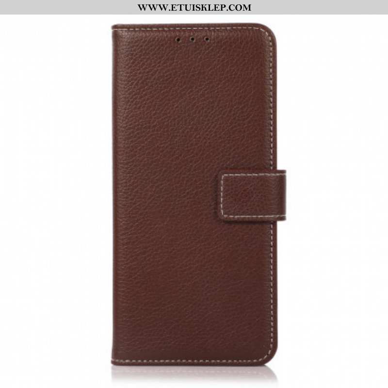 Etui Folio do Oppo A54 5G / A74 5G Tekstura Liczi